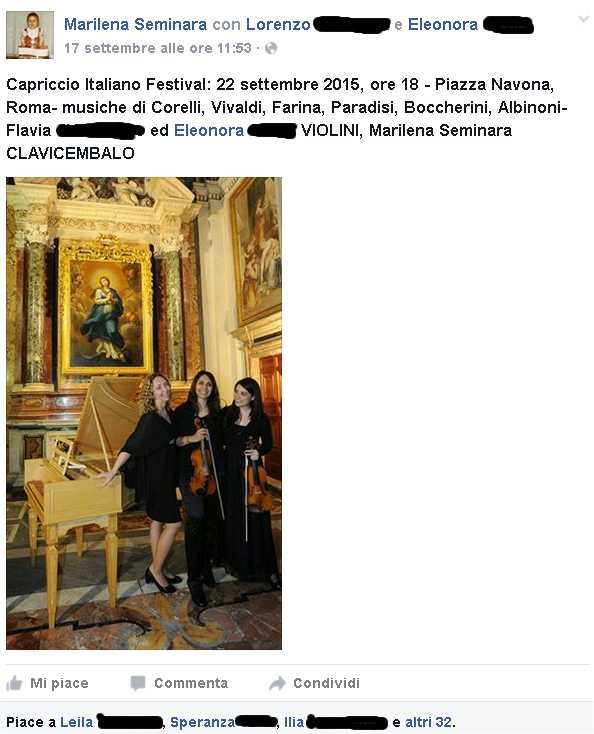Marilena Seminara - Estratto da Facebook